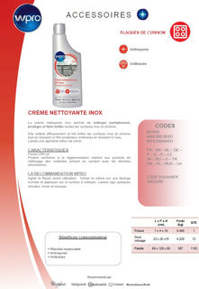 Image sur Crème nettoyante inox - flacon 250 ml IXC015